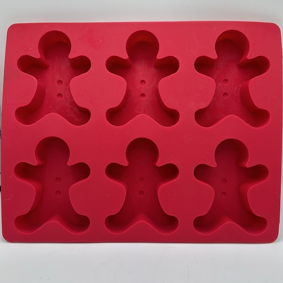 Gingerbread man silicone baking mold and spatulas - Picture 3 of 7